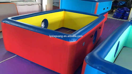 Personalizable persegi panjang Inflatable Pool Drop Stitch Fabric Foldable Outdoor Dwf Drop Stitch Pool