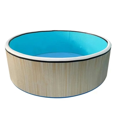 Mudah Untuk Membersihkan Lipat Drop Stitch Inflatable Pool Dan Logo Ditcetak Portable Drop Stitch Pool