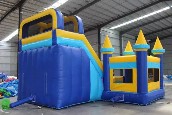 Commercial Bounce House dengan Slide Combo House Backyard Kids Party Inflatable Bouncer