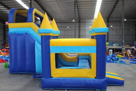 Commercial Bounce House dengan Slide Combo House Backyard Kids Party Inflatable Bouncer