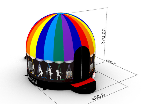 Disco Dome Bounce House Dalam Bahan PVC 7-15 Hari Periode Produksi Untuk Acara Anda berikutnya
