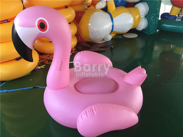 Ukuran Besar Pink Inflatable Floating Pool Toys / Flamingo Animals