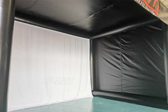 Tenda Pelatihan Golf Tiup Ayunan Penuh Acara Permainan Olahraga Kandang Simulator Golf Tiup Teluk Sim