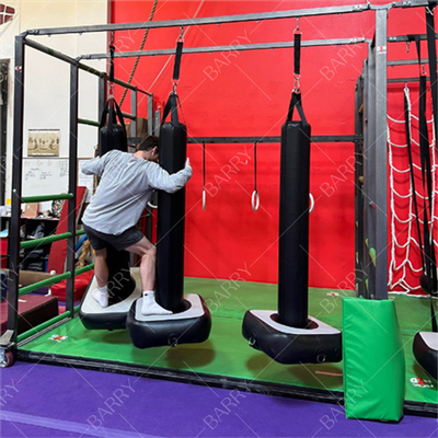 Pengadilan Parkour Trampolin Inflatable G2N Air Piston Airbox Parkout Airblocks Untuk Pelatihan
