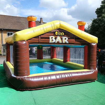 Kolam renang kembung Multi-Person Leisure Bar Sofa Lounger Floating Kolam renang kembung Bar