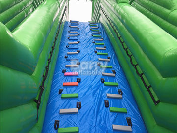 Durable Giant Inflatable Slide, Hijau 10000ft Meledakkan