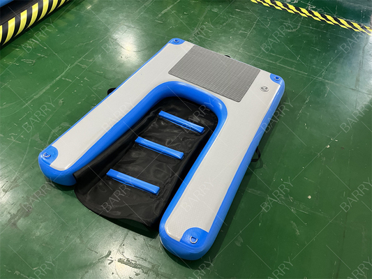 OEM Floating Pet Stairs Ladder Ramp Air Inflatable Untuk Anjing Barry