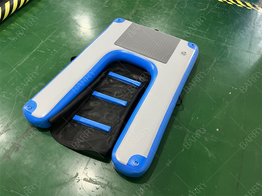 OEM Floating Pet Stairs Ladder Ramp Air Inflatable Untuk Anjing Barry