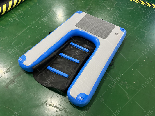 OEM Floating Pet Stairs Ladder Ramp Air Inflatable Untuk Anjing Barry