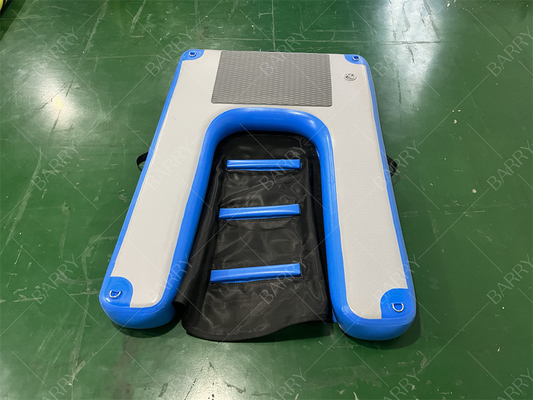 OEM Floating Pet Stairs Ladder Ramp Air Inflatable Untuk Anjing Barry