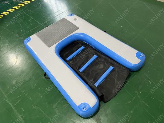 OEM Floating Pet Stairs Ladder Ramp Air Inflatable Untuk Anjing Barry