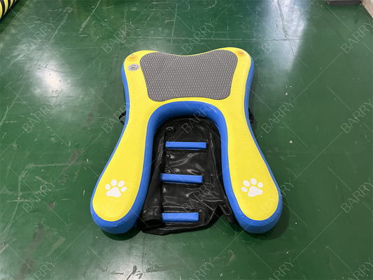 Stabilitas Tinggi Non-Slip Diperbaiki Langkah-langkah Inflatable Portable Floating Dog Boat Ramp Pool Tangga Inflatable Water Dogs Pup Plank