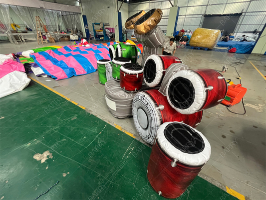 Rock Out With Beats Interactive Play System IPS Inflatable Drums Game Untuk Acara Musikal