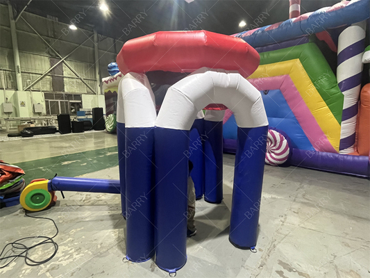 Giant Inflatable Basketball Hoop Menembak Permainan Menyenangkan Dengan Pompa Udara Untuk Basketball Party Event Games