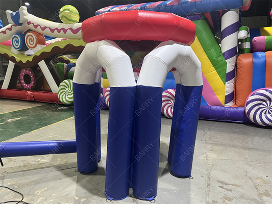 Giant Inflatable Basketball Hoop Menembak Permainan Menyenangkan Dengan Pompa Udara Untuk Basketball Party Event Games