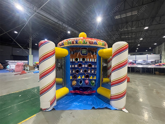 Berkualitas Komersial Badut 5 In 1 Game Karnaval Untuk Anak-anak Outdoor Indoor Inflatable Sport Game