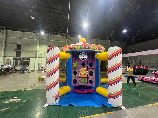 Berkualitas Komersial Badut 5 In 1 Game Karnaval Untuk Anak-anak Outdoor Indoor Inflatable Sport Game