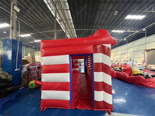 Olahraga 3 Game Karnaval Game Booth 4 In 1 Combos Inflatable Grand Carnival Game Tent