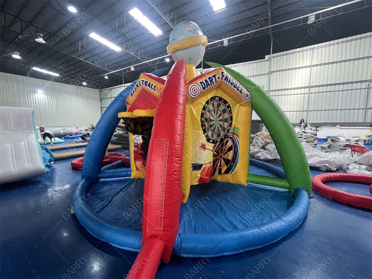 Dunia Besar Olahraga Game Karnaval Inflatable 3/4/5 Dalam 1 Outer Game Inflatable