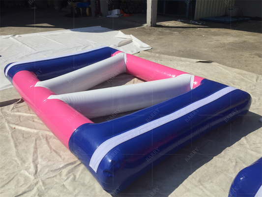 Air Fun Dengan Customized Inflatable Floating Water Park Dan Air Blower
