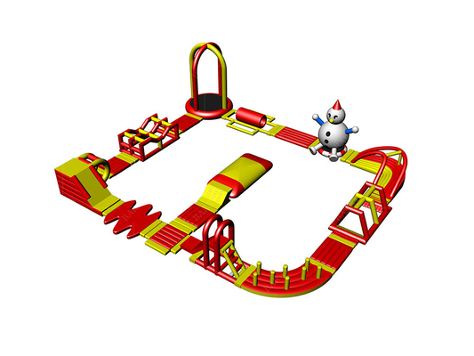 Anti-UV Floating Inflatable Taman Air Floating Blow Up Pulau