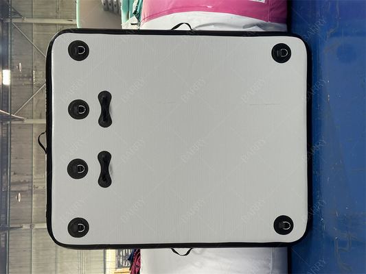 1.5×1.8x0.15m Dock Inflatable Water Fishing Platform Yacht Pulau Pelabuhan Terapung