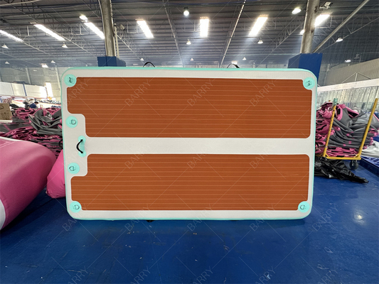 3×1.8x0.15m Ukuran Disesuaikan Warna Tersedia Dock Terapung Inflatable untuk Hiburan Yacht