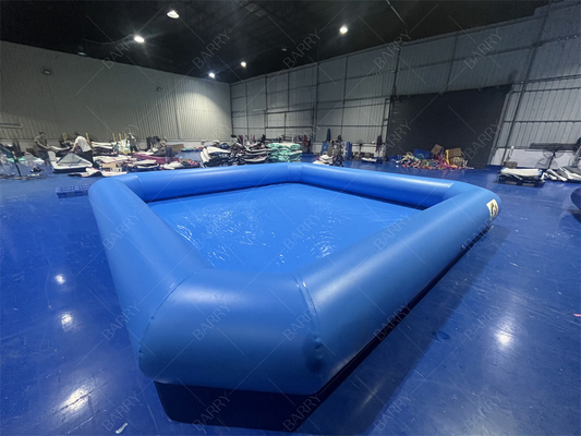 Ramah Keluarga Portable PVC Paddling Pool Lipat Di Atas Tanah Anak-anak Kolam Renang Inflatable Untuk Anak-anak