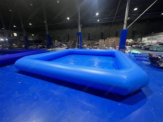 Ramah Keluarga Portable PVC Paddling Pool Lipat Di Atas Tanah Anak-anak Kolam Renang Inflatable Untuk Anak-anak