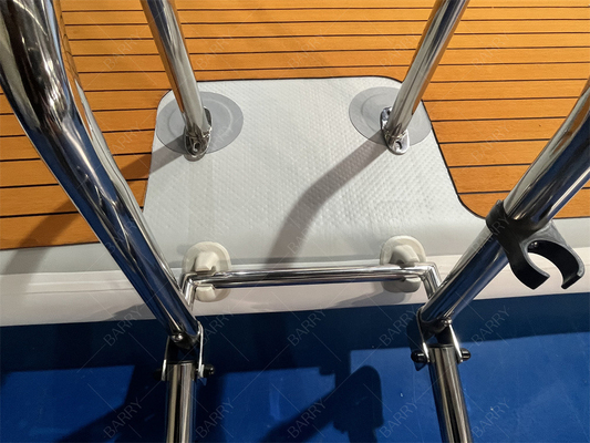 Tangga baja tahan karat 3x2x0.2m Inflatable Jet Ski Dock Pontoon Untuk Parkir Perahu