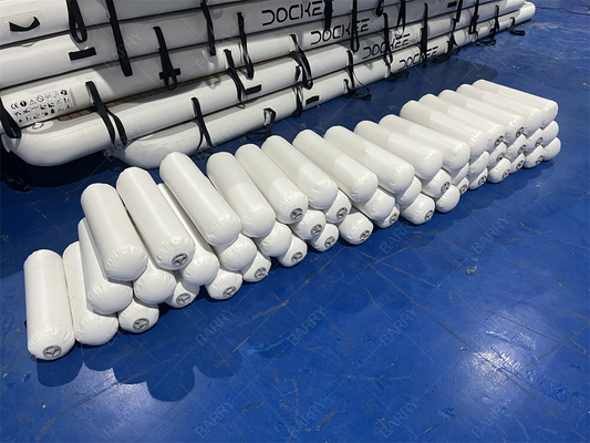PVC Marine Inflatable Dock Yacht Boat Bumpers Kapal-Fenders Dengan Berbagai Ukuran Dan Warna Untuk Dijual Inflatable Dock Bumpers
