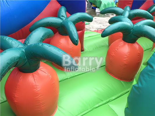 House Jump Bounce Land Taman Hiburan Tiup Jahitan Ganda