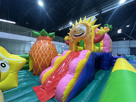 Kebun Binatang Serius Beruang Kelinci Anak-anak Kecil Bouncy Castle Taman Tema Fun City Untuk Anak-anak