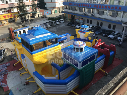 Super Wings Bounce Playground Taman Tema Kartun Indoor Inflatable Play Area