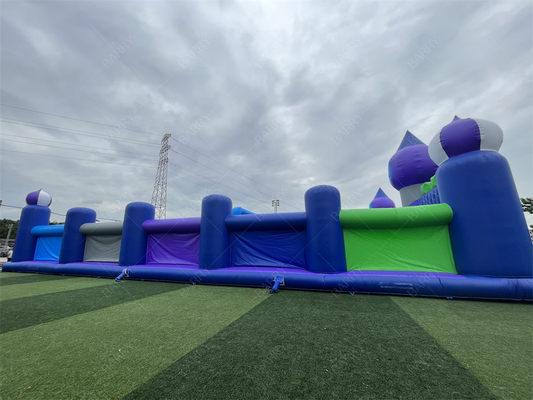30x30m Taman Hiburan Big Bounce Taman Tema Inflatable Bounce House Play Area Game