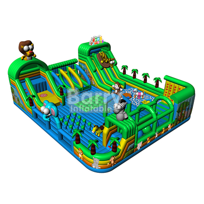 Custom Kids Playground Games Zoo Theme Park Inflatable Indoor Park Dekat Saya