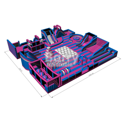 Outdoor Custom Komersial Anak Taman Hiburan Indoor Inflatable Play Area