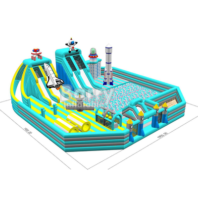 Outdoor Custom Commercial Space Kids Amusement Park Ruang bermain indoor yang bisa diembun