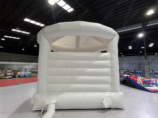 5x4.5x4.5m Putih Indoor Inflatable Bouncers Dengan Cover Inflatable Jump House Untuk Pernikahan