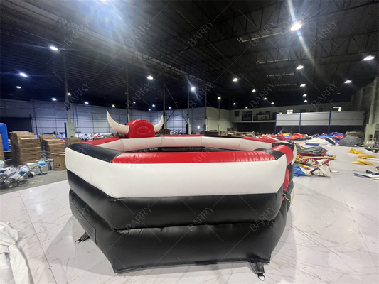 Wahana Banteng Mekanik Tiup untuk Dewasa - Simulator Rodeo Merah