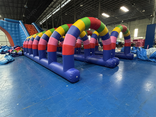 Terowongan Semprotan Air Inflatable 32.8ft untuk Acara Musim Panas