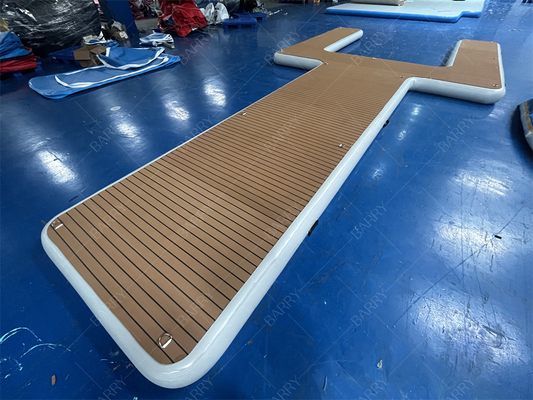 Dermaga Apung Tiup yang Dapat Disesuaikan PVC EVA Platform Air