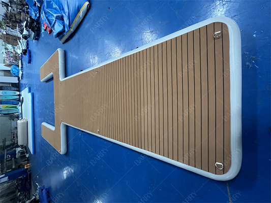 Dermaga Apung Tiup yang Dapat Disesuaikan PVC EVA Platform Air