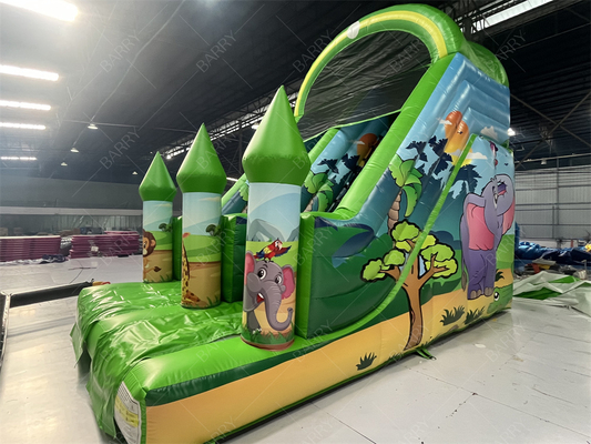 Perosotan Tiup Hewan 6x4M yang Dapat Disesuaikan untuk Anak-Anak