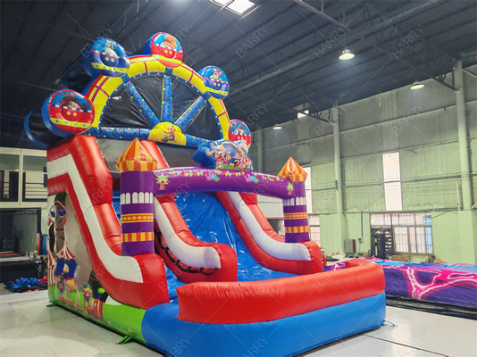 Tema Joker Roda Ferris Slide Inflatable 6x4M Warna Khusus