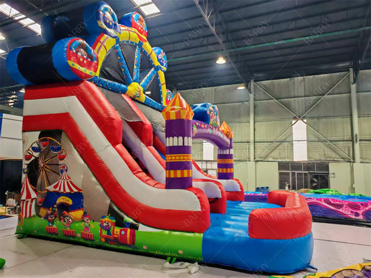 Tema Joker Roda Ferris Slide Inflatable 6x4M Warna Khusus