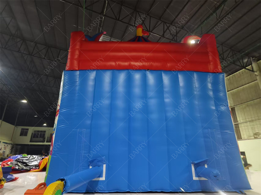 Perosotan Balon Badut 8x4.7x6.5m untuk Pesta Anak-Anak PVC Kustom