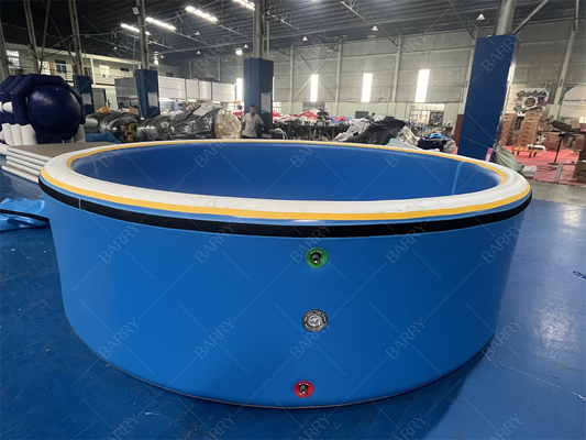 Kolam renang inflatable dengan penutup outdoor drop stitch kuat dan ukuran besar untuk penggunaan pribadi dan rumah