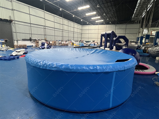 Kolam renang inflatable dengan penutup outdoor drop stitch kuat dan ukuran besar untuk penggunaan pribadi dan rumah