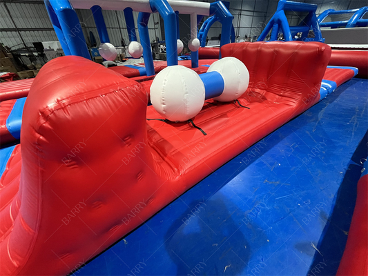 0.9mm PVC Floating Inflatable Water Park Lake Inflatable Water Games Inflatable Aqua Park Untuk Laut